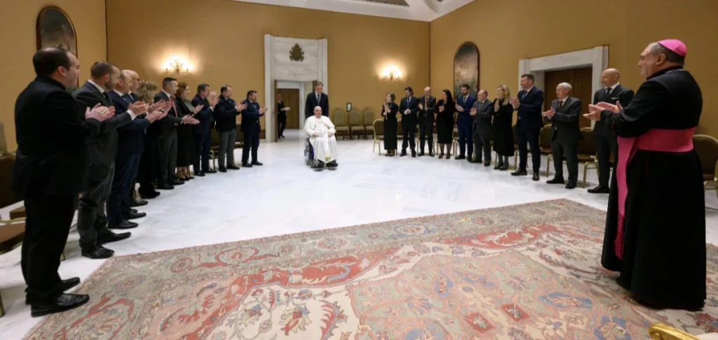 Audiencia privada del Papa Francisco a COVIRÁN