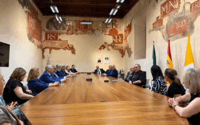 Reunión del arzobispo con los presidentes federativos de Semana Santa en su encuentro este fin de semana