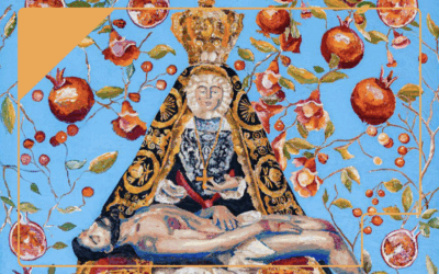Hoy, con la Virgen de las Angustias