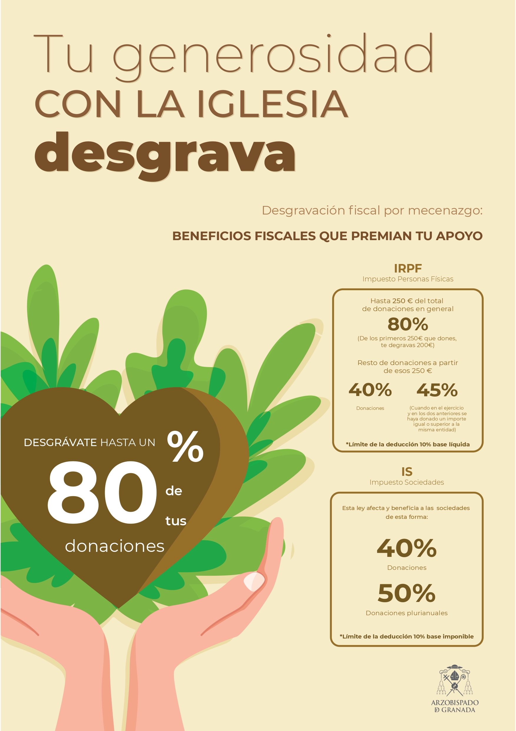 cartel desgravación por donativos cartel desgravación por donativos