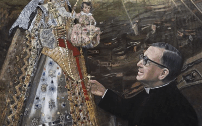 Entrega de una reliquia ex sanguine de san Josemaría a la Archicofradía Ntra. Sra. del Rosario