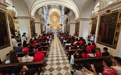 Escolares del Colegio Ave María Casa Madre ganan el jubileo en la Abadía