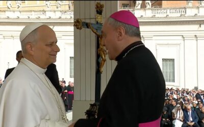 Saludo de nuestro arzobispo al Papa León XIV