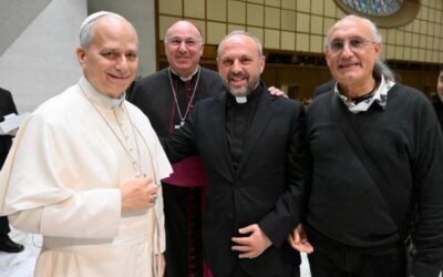 Proyecto Hombre Granada, con el Papa León XIV