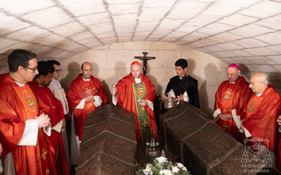 El cardenal mexicano Mons. Carlos Aguiar, en Granada