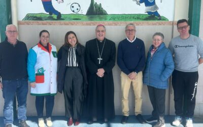 Visita pastoral del arzobispo al colegio Santo Domingo Fesd Granada
