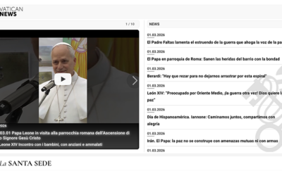 La web diocesana incorpora el widget de vídeo del Vaticano