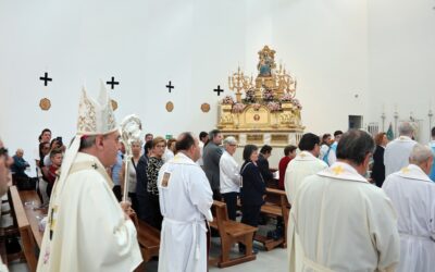 Devoción al Inmaculado Corazón de María, en el barrio de Joaquina Eguaras