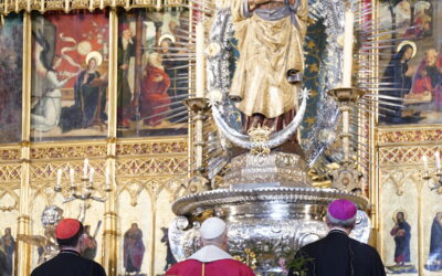 León XIV homenajea a la Patrona de Madrid y anima a los fieles a “edificar algo nuevo”
