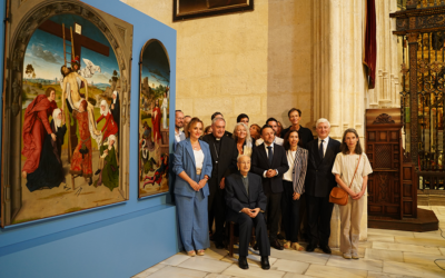 Presentado en la Capilla Real el restaurado Tríptico “Descendimiento de la Cruz”