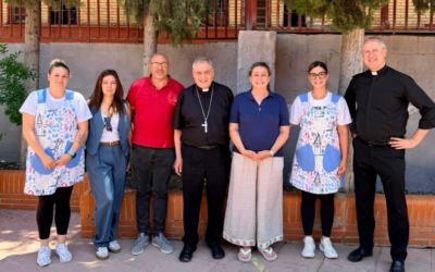 Mons. José María Gil Tamayo visita dos colegios diocesanos de la Zona Norte de Granada