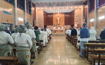 Mercedarias de la Caridad festejan el nacimiento y santidad de su fundador, en Cájar