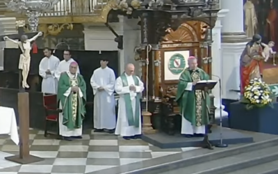 El Obispo de San Sebastián preside la Eucaristía dominical en la Catedral de Granada